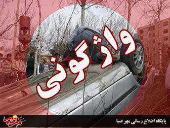 واژگونی پژو ۴۰۵ درمحور میانه- تبریز یک فوتی بر جای گذاشت