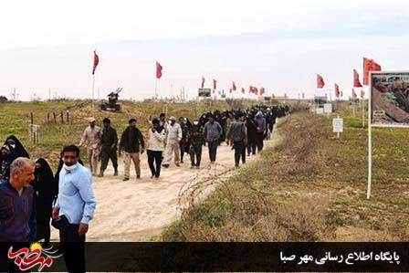 در آغازین روزهای سال جدید؛ بسیجیان میانه میهمان شهدای جنوب کشور شدند