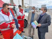 فرماندار ویژه میانه از پایگاههای امدادی هلال احمر، اورژانس و پلیس راه بازدید کرد