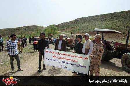 اراضی کشاورزی ۱۴ روستای بخش مرکزی میانه علیه سن گندم سمپاشی شد