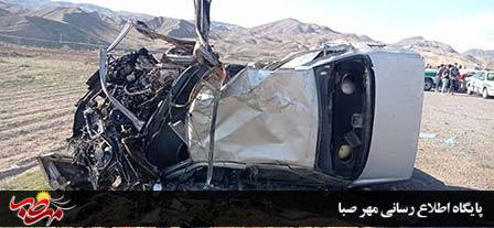 برخورد شاخ به شاخ پژو و سمند در سه راهی اقکند مسیر میانه زنجان شش نفر را راهی بیمارستان کرد