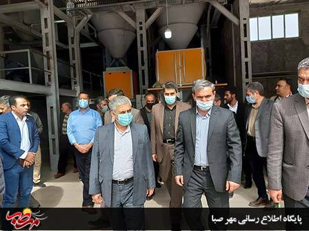کارخانه تولید خوراک دام در میانه با اعتبار ۲۰۰ میلیارد ریال افتتاح شد.
