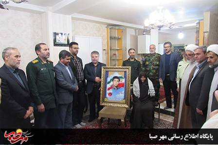 با خانواده روحانیون شهیدان ایمانی، جروقی، رضوی و ساقی در شهرستان میانه دیدار شد