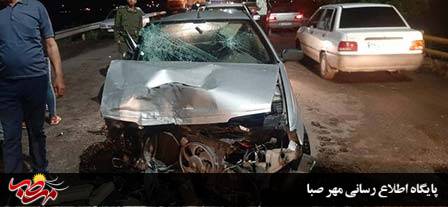 سانحه رانندگی در میانه، ۸ مصدوم برجا گذاشت