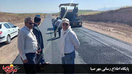 بازدید معاون هماهنگی امور عمرانی فرمانداری میانه از پروژه های راه شهرستان