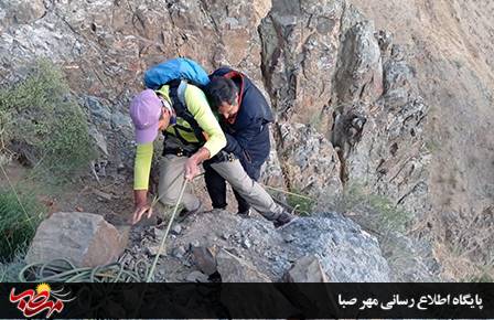 نجات ۳ کوهنورد در ارتفاعات میانه