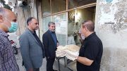 بازدید فرماندار ویژه میانه از نانوایی های سطح شهر