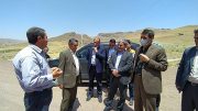بازدید فرماندار، نمایندگان و مدیرکل راهداری استان از پروژه های راه شهرستان میانه