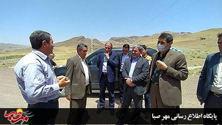 بازدید فرماندار، نمایندگان و مدیرکل راهداری استان از پروژه های راه شهرستان میانه