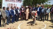 کلنگ احداث ساختمان ثبت اسناد ترکمانچای زمین زده شد