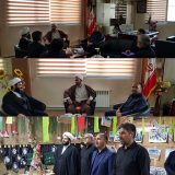 دیدار حجت الاسلام سرایی مسئول سازمان دانش اموزی استان با معاون مدیر کل و مدیر آموزش و پرورش میانه