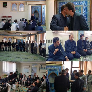 مراسم عزاداری روز سوم محرم در اداره آموزش و پرورش میانه