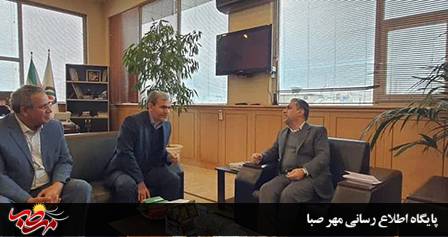 دیدار فرماندار ویژه میانه با معاونین وزرای راه و نیرو