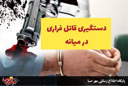 دستگیری قاتل فراری با تلاش شبانه روزی پلیس در میانه