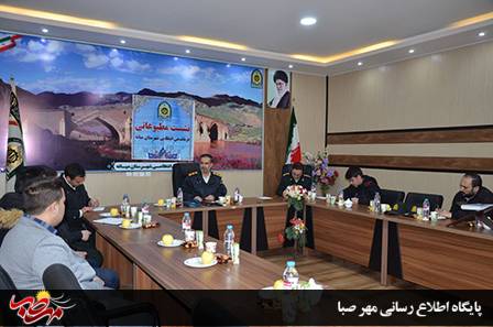 نشست صمیمی فرمانده انتظامی میانه با اصحاب رسانه و فعالین فضای مجازی