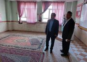 بازدید فرماندار ویژه میانه از محل اسکان مسافران نوروزی و ایستگاه راه آهن