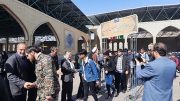 کاروان راهیان نور میانه به مناطق عملیاتی جنوب کشور عزیمت کرد