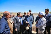 استاندار آذربایجان شرقی از پروژه های آبرسانی میانه بازدید کرد