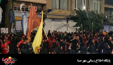 مراسم شام غریبان و حرکت نمادین اسرا به طرف شام در شهرستان میانه