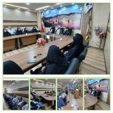 آموزش همگانی با موضوعیت اهمیت عفاف و حجاب در جامعه با حضور مربیان آموزشگاه رانندگی شهرستان “میانه “