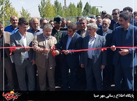 افتتاح احداث و آسفالت راه روستاهای تجره رود و حصار میدان داغی