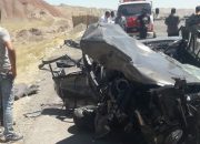 برخورد سواری آردی با کامیون با ۳فوتی در میانه