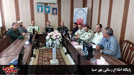 حضور فرماندهان نظامی و انتظامی شهرستان در فرمانداری ویژه میانه برای تبریک هفته دولت