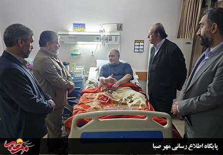 معاون سیاسی فرماندار میانه از حاج اسداله عظیمی مدال آور پارالمپیک و مسابقات جهانی عیادت کرد