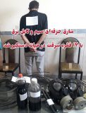 دستگیری سارق حرفه ای سیم و کابل برق با ۱۷ فقره سرقت در ” میانه “