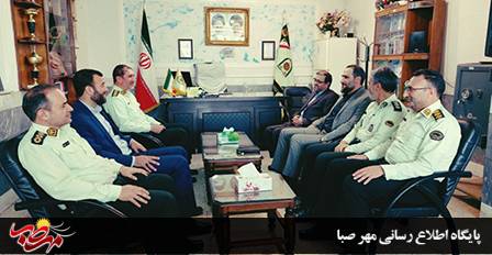دیدار دادستان و رئیس دادگستری شهرستان “میانه” با فرمانده انتظامی شهرستان