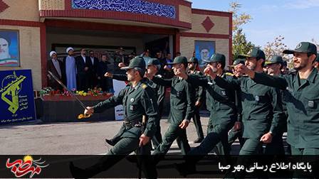 رژه نیروهای مسلح شهرستان میانه برگزار شد