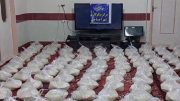 احسان برنج به نیازمندان کمیته امداد شهر آچاچی شهرستان میانه