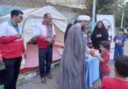 برنامه امدادی و فرهنگی خانواده آماده در پارک فرهنگیان میانه