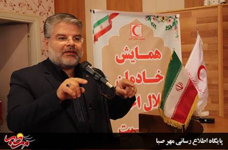 سرپرست فرمانداری ویژه میانه:هلال احمر، طلایه دار و پرچم دار امداد و نجات در مسیر نوع دوستی