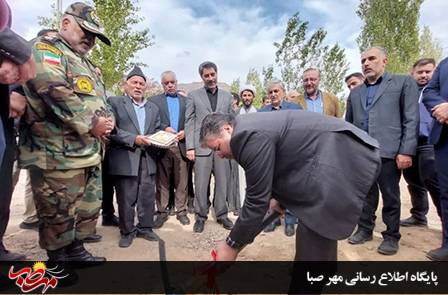 کلنگ زنی مجتمع خدماتی رفاهی گوو بخش کاغذکنان