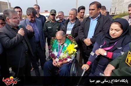 استقبال از افتخارآفرینان مسابقات پاراآسیایی هانگژو در میانه