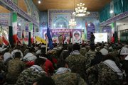 نمایش اقتدار بسیج در مسجد جامع میانه برگزار شد