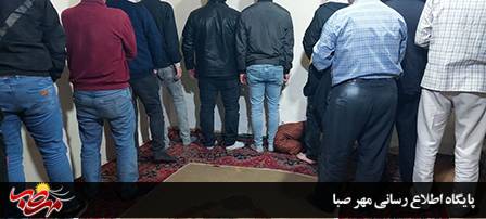 دستگیری ۱۰ نفر از اراذل و اوباش توسط پلیس ” میانه”