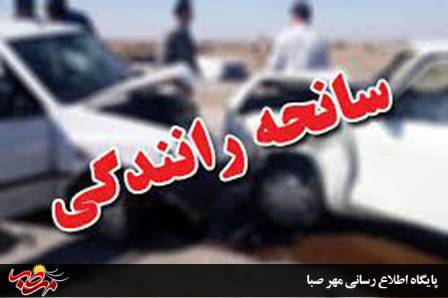 سرعت بالای خودرو پژو۴۰۵ عامل فوت یک نفر و مصدومی ۳ شهروند میانه ای شد