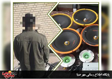سارق حرفه ای محتویات داخل خودرو در “میانه” دستگیر شد