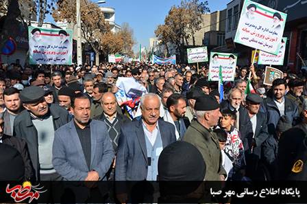 برگزاری مراسم باشکوه راهپیمایی ۲۲ بهمن زیر چتر امنیتی پلیس در ” میانه”