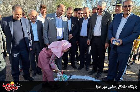 کلنگ احداث مدرسه خیرساز روستای مهماندوست بخش ترکمانچای زده شد