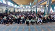 مراسم گرامیداشت شهدای سانحه سقوط بالگرد حامل رئیس جمهور در میانه برگزار شد