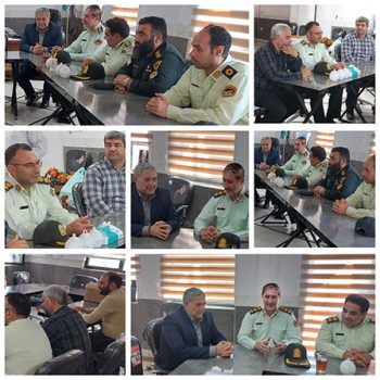 دیدار فرمانده انتظامی “میانه” با رییس اتاق اصناف شهرستان به مناسبت روز “اصناف “