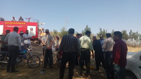 بعد از دو روز عملیات اطفای حریق، آتش باغات روستای ایشلق مهار شد
