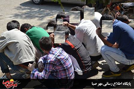 اجرای طرح آرامش در شهر توسط پلیس میانه