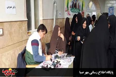 ارائه خدمات پزشکی رایگان به همت حوزه محلات شهید تندگویان ناحیه و کلینک نصر سپاه میانه 2