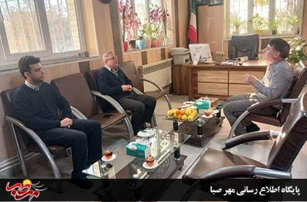 دیدار سرپرست دفتر امور روستایی و شوراهای استانداری با بخشدار کندوان میانه