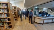 فرماندار میانه از کتابخانه عمومی پیامبر رحمت(ص) بازدید کرد