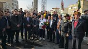 استقبال از میلاد کریمی قهرمان مسابقات کشتی فرنگی ناشنوایان بازیهای آسیایی در شهرستان میانه